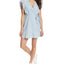 Ella Moss V-neck Wrap Dress Lt Blue