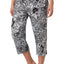 Ellen Tracy PLUS Black/White Yours To Love Capri Pajama Pant