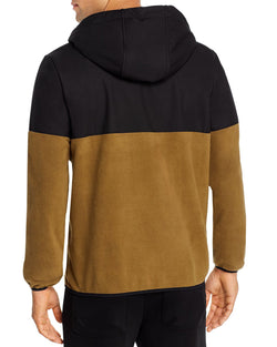 Ellesse Esine Mixed-media Half-zip Jacket Black/Khaki thumbnail 2