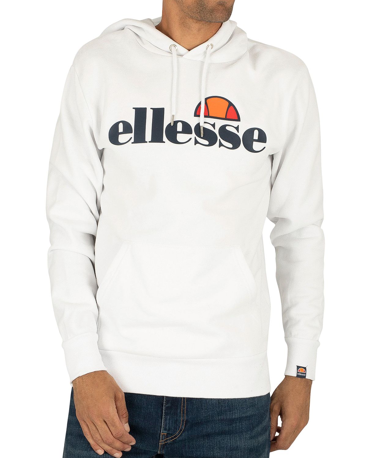 Ellesse Gottero Hooded Sweatshirt White