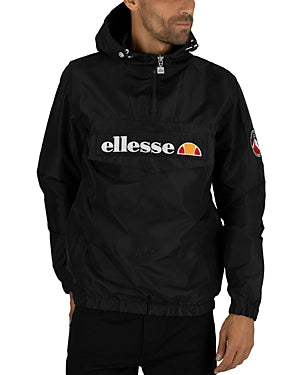 Ellesse Men's Mont 2 Logo Quarter-Zip Hooded Jacket