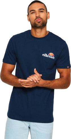 Ellesse NAVY Voodoo Short Sleeve T-Shirt thumbnail 2