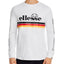 Ellesse Zete Graphic Logo Long-sleeve Tee White