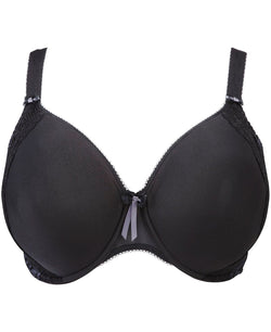 Elomi Amelia Underwire Bandless Moulded Spacer T-shirt Bra El8740 Black thumbnail 2