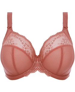 Elomi Full Figure Charley Stretch Lace Bra El4382 Online Only Rose Gold thumbnail 2