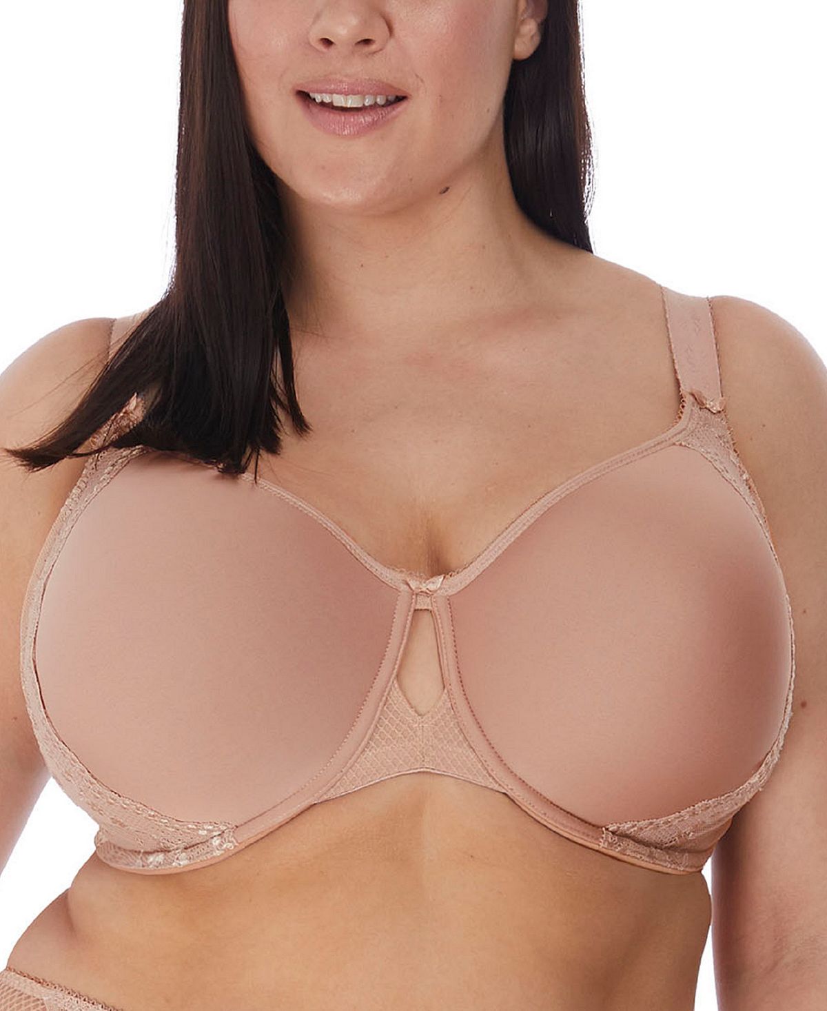 Elomi Wo Charley Molded Spacer T-shirt Bra El4383 Fawn