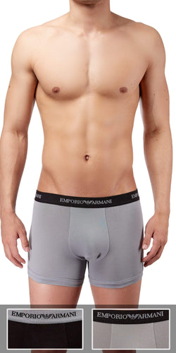 Emporio Armani 2-Pack Boxer Brief Black-gray thumbnail 2