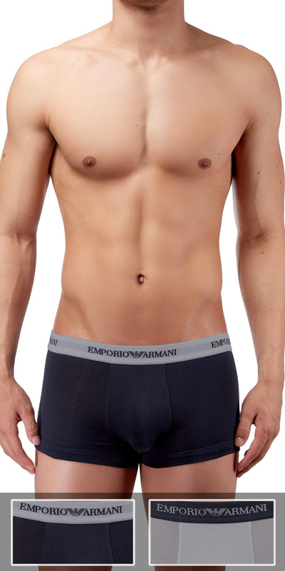 Emporio Armani 2-Pack Trunk Gray-marine