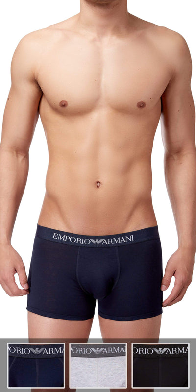 Emporio Armani 3-Pack Boxer Brief Gray-black-navy