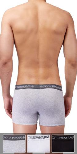 Emporio Armani 3-Pack Boxer Brief Gray-white-black thumbnail 4
