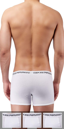 Emporio Armani 3-Pack Boxer Brief White thumbnail 2
