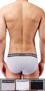 Emporio Armani 3-Pack Brief Gray-white-black