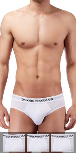 Emporio Armani 3-Pack Brief White thumbnail 1