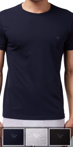 Emporio Armani 3-Pack T-shirt Gray-black-navy thumbnail 1