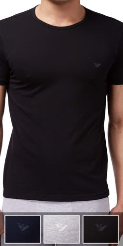 Emporio Armani 3-Pack T-shirt Gray-black-navy thumbnail 3