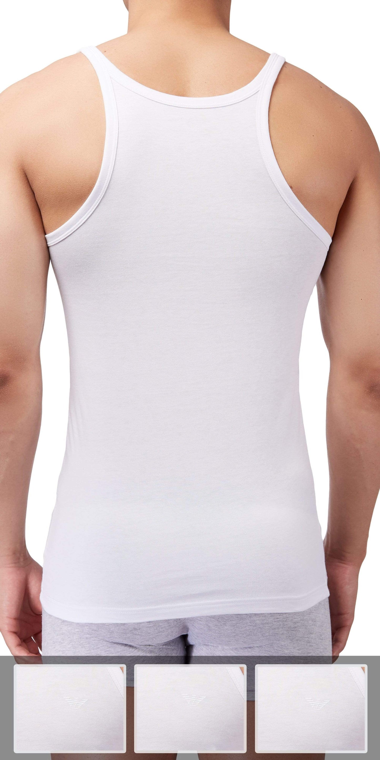 Emporio Armani 3-Pack T-shirt White