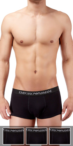 Emporio Armani 3-Pack Trunk Black thumbnail 1