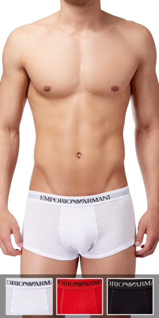 Emporio Armani 3-Pack Trunk Red-white-black - 111610cc722