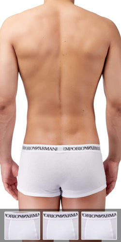 Emporio Armani 3-Pack Trunk White thumbnail 2