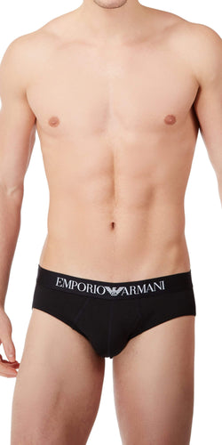 Emporio Armani Low Rise Brief Black thumbnail 1