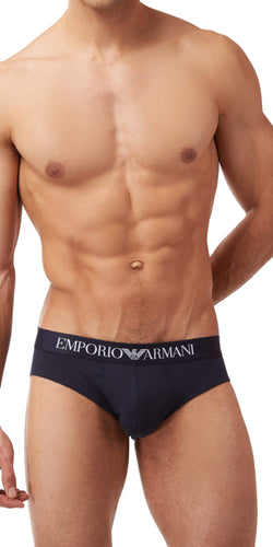 Emporio Armani Low Rise Brief Navy thumbnail 1