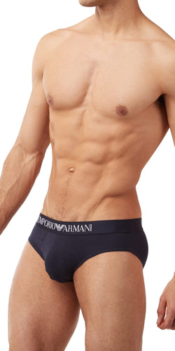 Emporio Armani Low Rise Brief Navy thumbnail 3