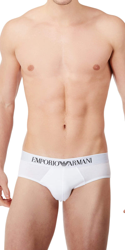 Emporio Armani Low Rise Brief White