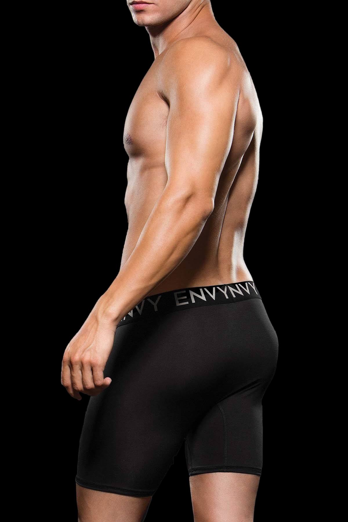 Envy Black Logo Elastic Low Rise Boxer Brief