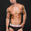 Envy Black Logo Elastic Low-Rise Mesh Jock Brief