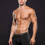 Envy Black Microfiber Logo Elastic Low Rise Boxer