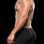 Envy Black Microfiber Logo Elastic Low Rise Boxer