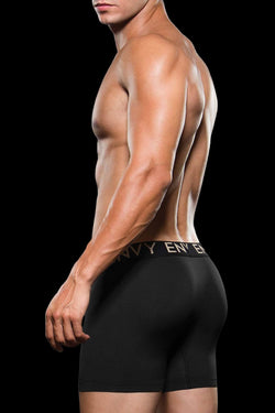 Envy Black Microfiber Logo Elastic Low Rise Boxer thumbnail 2