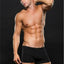 Envy Black Microfiber Waffle Boxer