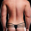Envy Black Wet Look Low-Rise G-String