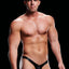 Envy Black Wet Look Low Rise Jock Brief