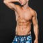 Envy Blue Camo Logo Elastic Boxer Brief