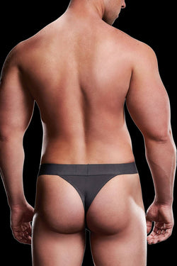 Envy Grey Microfiber Low Rise Thong thumbnail 2