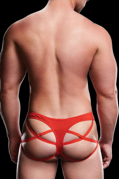 Envy Red Strappy Microfiber Low-Rise Thong