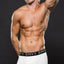 Envy White Microfiber Elastic Low Rise Boxer