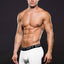 Envy White Microfiber Logo Elastic Low Rise Boxer