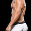 Envy White Microfiber Logo Elastic Low Rise Trunk