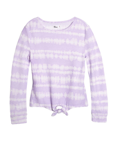 Epic Threads Big Girls Long Sleeve All Over Print Snit Top lavender pool