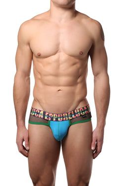 EppureLuca Blue & Green Stefano Low-Rise Brief thumbnail 1