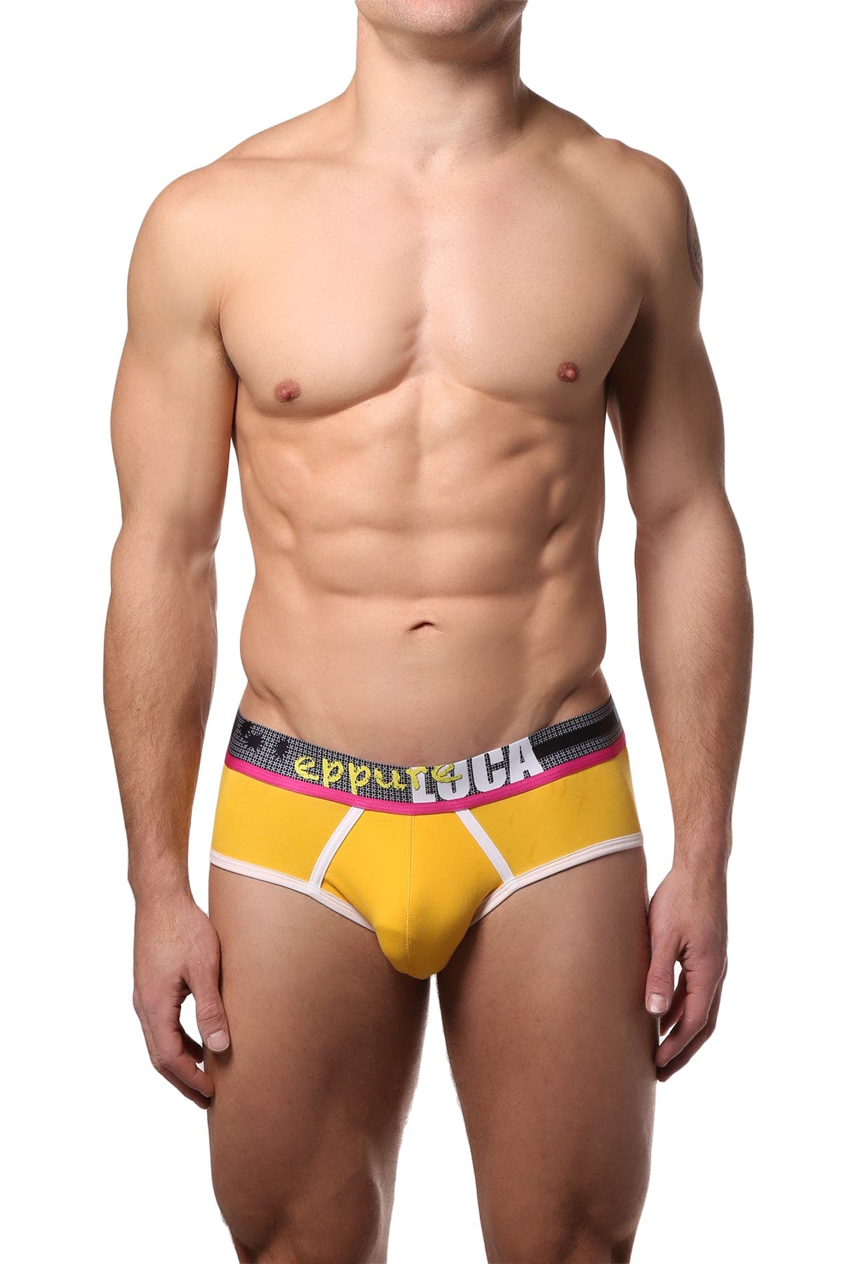EppureLuca Gold Achille Low-Rise Sport Brief
