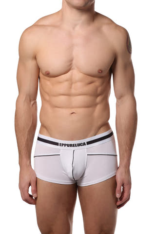 EppureLuca White Francesco Low-Rise Boxer Brief