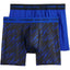 Equipo Blue and Diagonal Lines Quick Dry Performace 2-Pack Boxer Briefs