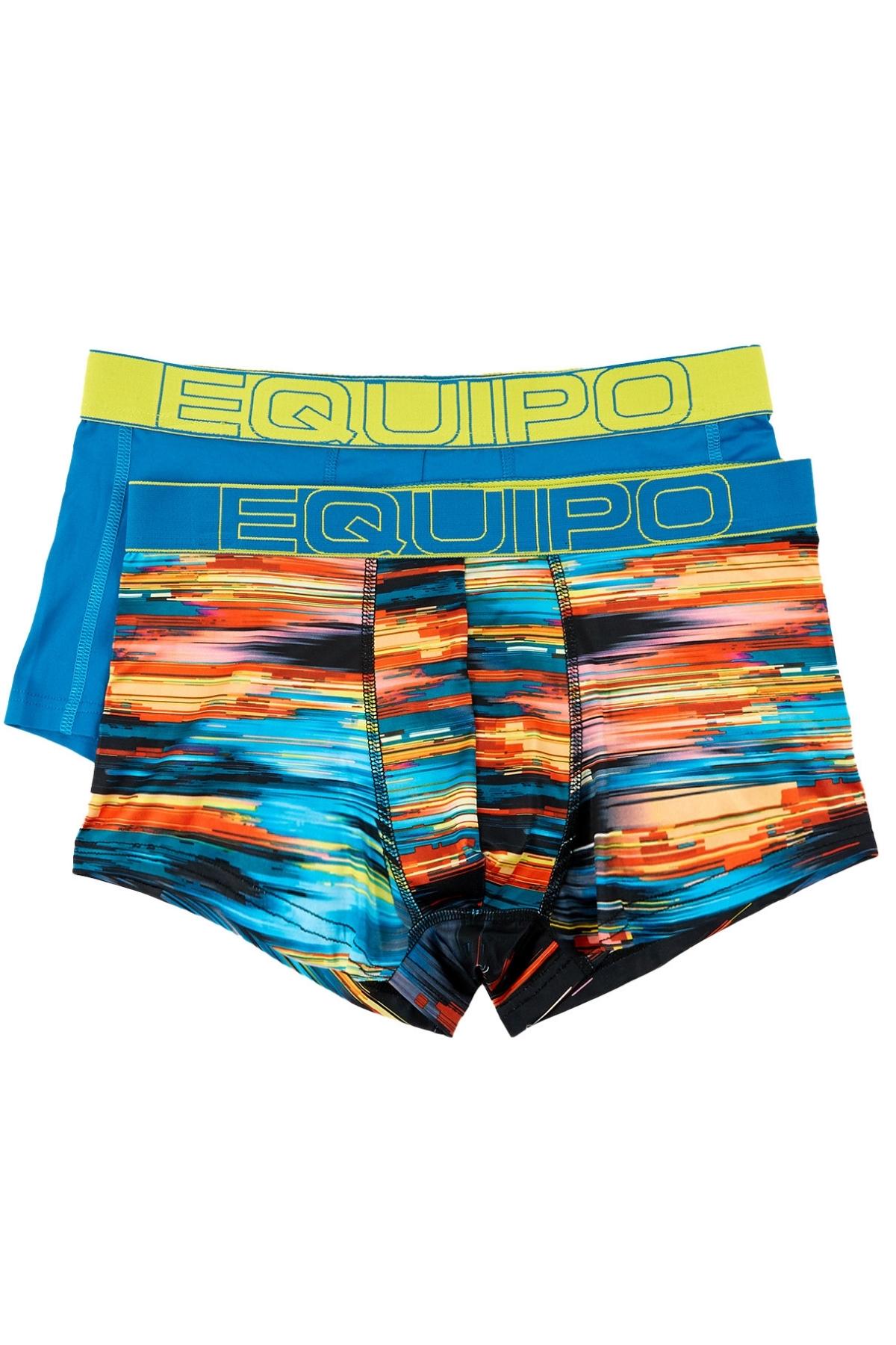 Equipo Blue and Lines Quick Dry Performace 2-Pack Trunks