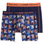 Equipo Blue and Triangle Quick Dry Performace 2-Pack Boxer Briefs