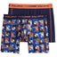 Equipo Blue and Triangle Quick Dry Performace 2-Pack Boxer Briefs