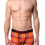 Equipo Orange/Black Plaid/Solid Brazilian Trunk 2-Pack